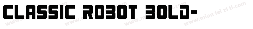 Classic Robot Bold字体转换
